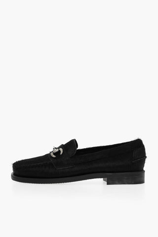 Ponyskin Horsebit Loafers JOE WILD With Leather Sole