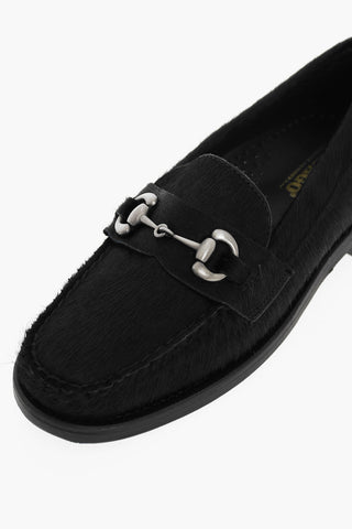 Ponyskin Horsebit Loafers JOE WILD With Leather Sole