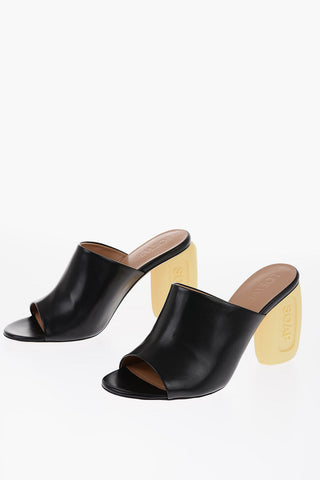 Cuir Sole SOAP Leather Open Toe Mules 9cm