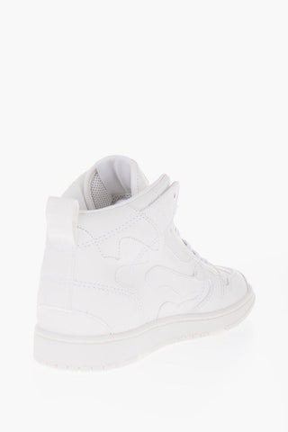 ATELIER Lace-up Patchwork Leather Sneakers