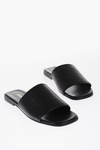 Sliders in Pelle PIONEERS con Suola in Cuoio