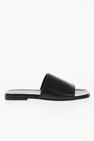 Sliders in Pelle PIONEERS con Suola in Cuoio