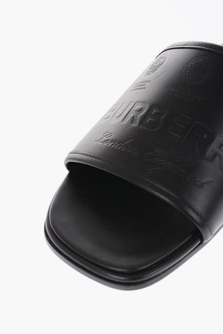 Sliders in Pelle PIONEERS con Suola in Cuoio