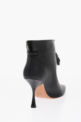 Spool Heel FLAMENCO Nappa Booties 7cm