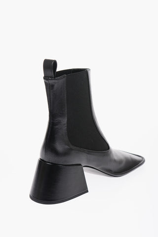 Stivaletti Chelsea FLATTENED in Pelle 7cm