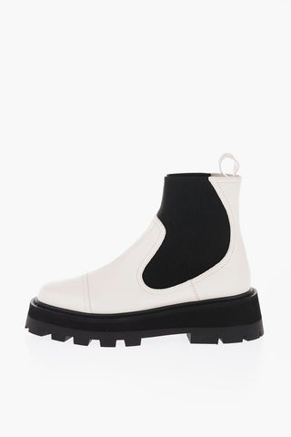 Leather CLAYTON Chelsea Booties