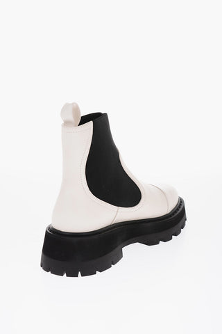 Leather CLAYTON Chelsea Booties