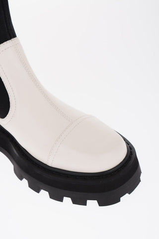 Leather CLAYTON Chelsea Booties
