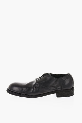 Cuir Sole Leather Derby Shoes