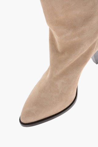 Stivali ROUXY in Suede con Tacco a Cono 7cm