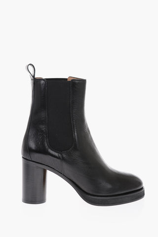 Leather LALIX Chelsea Booties 8cm