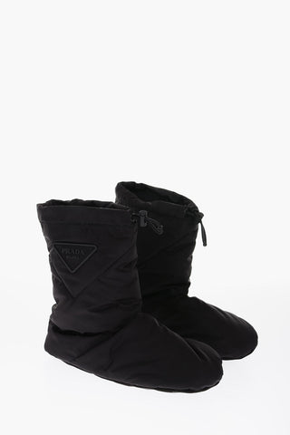 Pantofole a Stivaletto Imbottite con Coulisse
