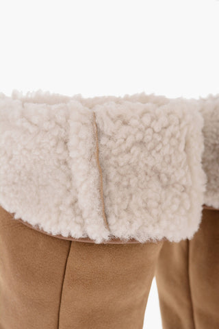 Suede Boots TILIN With 9cm Fur Cuff