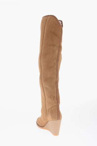 Suede Boots TILIN With 9cm Fur Cuff