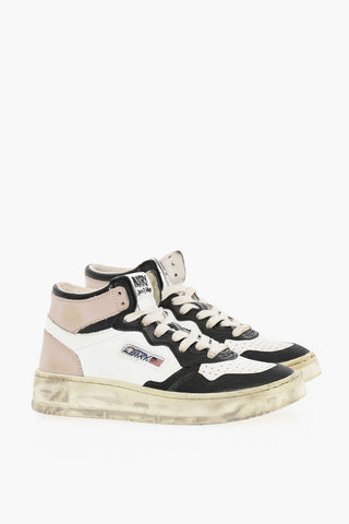 Vintage Eeffect Leather super vintage Mid-top Sneakers