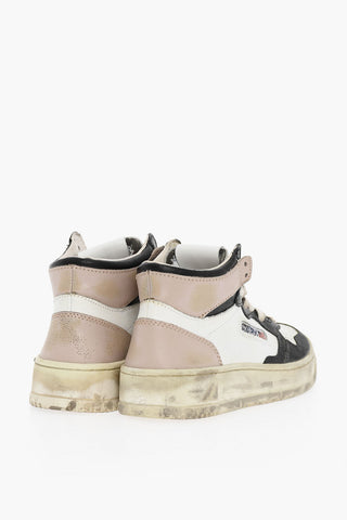 Vintage Eeffect Leather super vintage Mid-top Sneakers