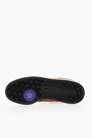 High-top FOURM MID PATCHWORK Sneakers With Suede Inserts