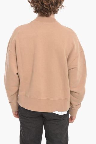Crew Neck PXP PALM Brushed Cotton Sweatshirt