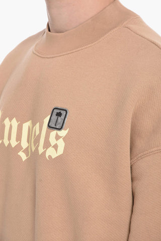 Crew Neck PXP PALM Brushed Cotton Sweatshirt