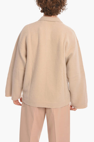 Pullover FLEECY in Cotone con Collo a Polo