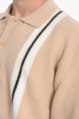 Pullover FLEECY in Cotone con Collo a Polo