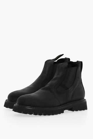 Leather ANDER Chelsea Boots With Tank Sole