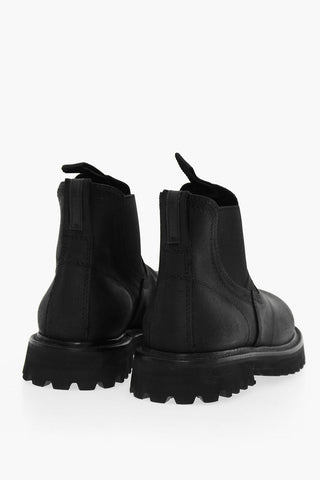 Leather ANDER Chelsea Boots With Tank Sole
