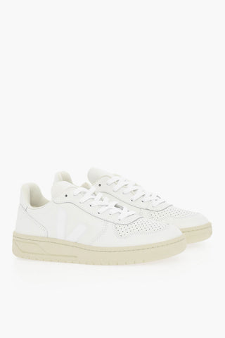 Sneakers Low-top In Pelle Con Suola In Gomma