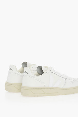 Sneakers Low-top In Pelle Con Suola In Gomma