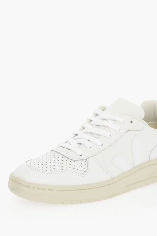Sneakers Low-top In Pelle Con Suola In Gomma