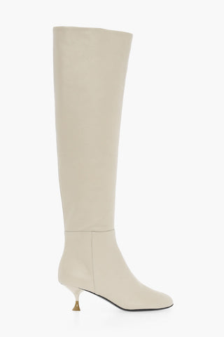 Leather GINEVRA Knee-Lenght Boots Heel 6 cm