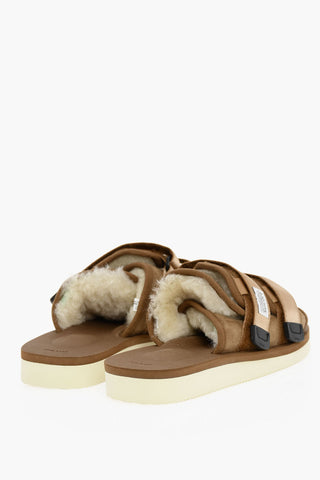 Suede Sandals With Sharling Padding