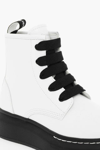 Anfibi In pelle Con Chiusura Zip