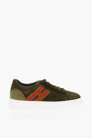 Sneakers Low-top In Suede Con Suola In Gomma