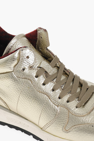 Sneakers in Pelle Lamè
