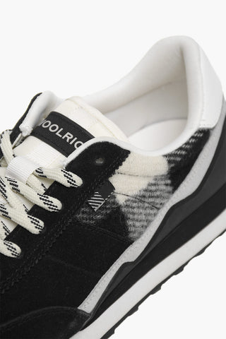 Suede URBAN RUNNER Sneakers with Fabric Detail