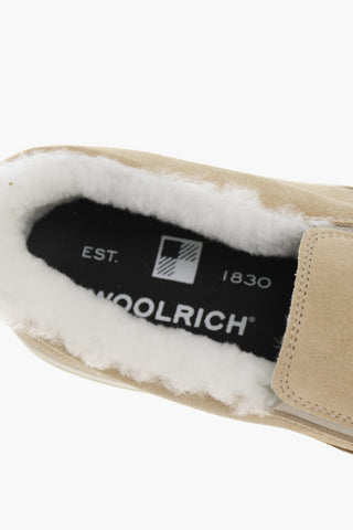 Suede Slip On Sneakers with Fur Inner