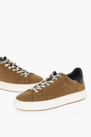 Suede ALL AROUND Sneakers with Contrasting Details