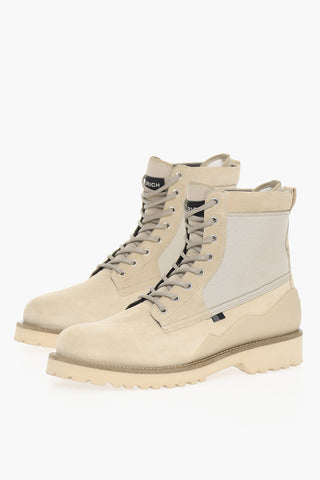 Suede Leather Two-Tone JUNGLE Combat Boots