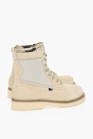 Suede Leather Two-Tone JUNGLE Combat Boots