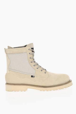 Suede Leather Two-Tone JUNGLE Combat Boots