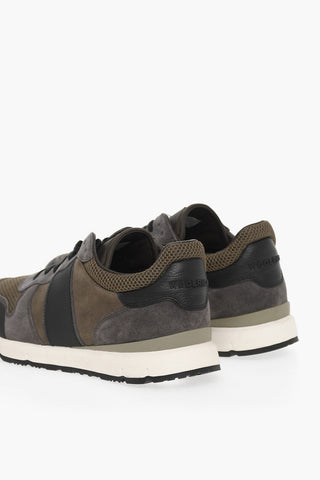 Sneakers Basse JOGGER in Mesh e pelle