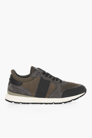 Sneakers Basse JOGGER in Mesh e pelle