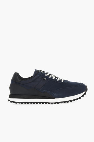 Suede and Fabric URBAN RUNNER Sneakers with Contrasting Details