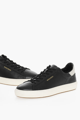 Leather ALL AROUND Sneakers with Contrasting Details