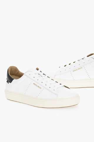 Leather ALL AROUND Sneakers with Contrasting Details