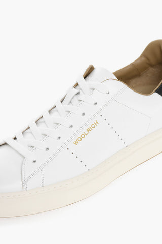 Leather ALL AROUND Sneakers with Contrasting Details
