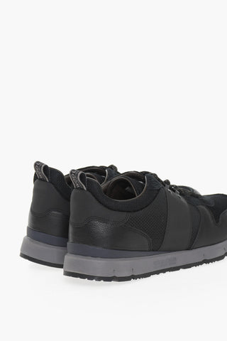 Sneakers Basse JOGGER TRAIL in Mesh e pelle