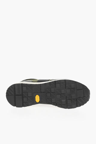 Mesh and Leather JOGGER TRAIL Low-Top Sneakers