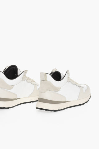 Leather Two-Tone JOGGER Low-Top Sneakers